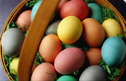 standard Easter egg basket