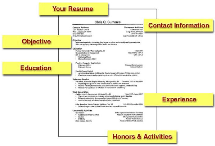 resume examples 2010. Six examples were provided: